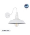 GLOBOSTAR® RAY 01066 Vintage Φωτιστικό Τοίχου - Απλίκα με Ντουί 1 x E27 AC 220-240V IP20 - Λευκό - Μ26 x Π37 x Υ32cm